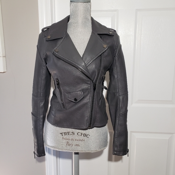 Blank NYC Jackets & Blazers - BLANK NYC vegan leather moto jacket